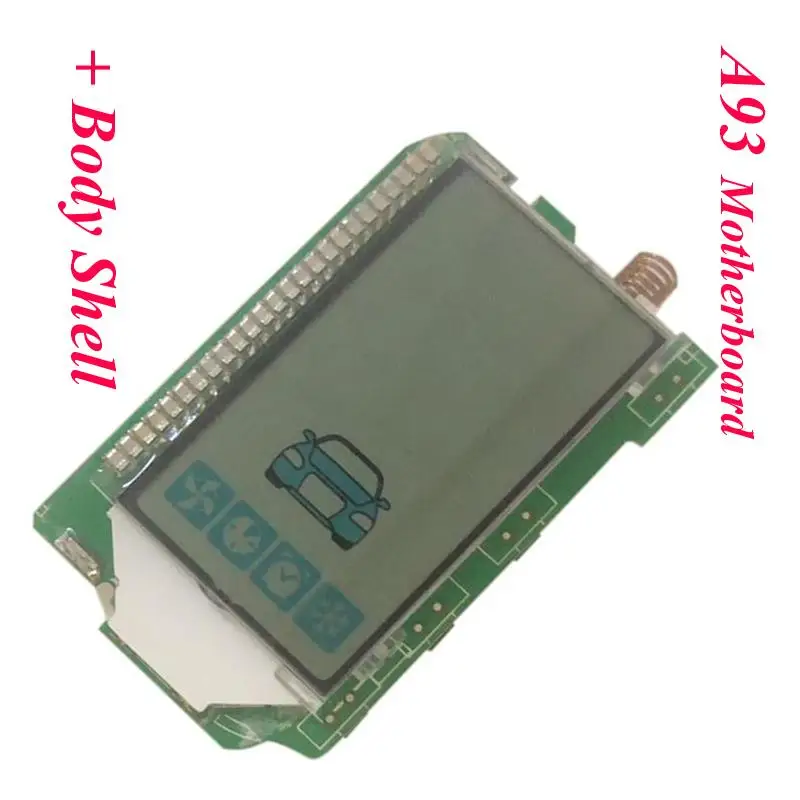 $76.00 5PCS/lot A93 Vertical LCD Remote Control Keychain for 5 PCS/lot Russian StarLine A93 Car Alarm System Key Fob