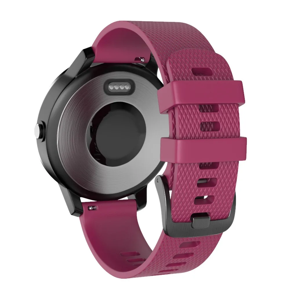 Маленький силиконовый ремешок на запястье для Garmin Vivoactive 3, браслет, Смарт-часы, ремешок для мужчин, Т-образный ремешок для женщин и мужчин, спортивный ремешок для часов, 19Aug