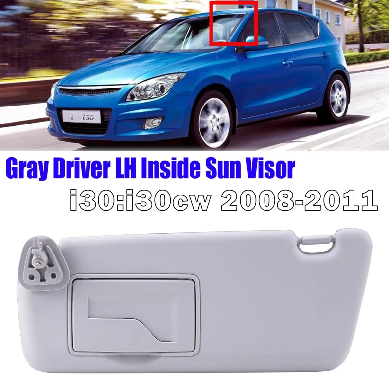 

Car Sun Visor Inside Left Gray for Hyundai I30 I30CW 2008-2011 852012L020TX 85201-2L020TX