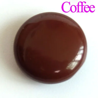 Coffee color 10 шт. белые/черные круглые пластиковые кнопки, швейные инструменты, декоративные кнопки, аксессуары для одежды для детской одежды - Цвет: Coffee color