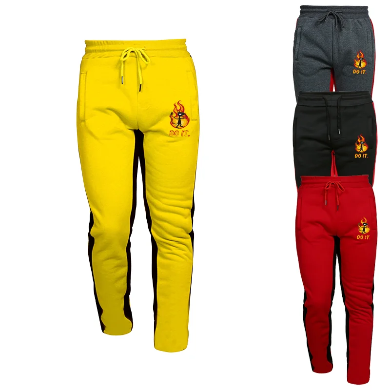 

2021 Spring And Autumn Men's Sports Fitness Jogging Pants Soft Stretch Casual Trousers