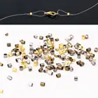 Обжимные бусины для браслетов, медные трубки, 5002 мм, 1,5 шт.