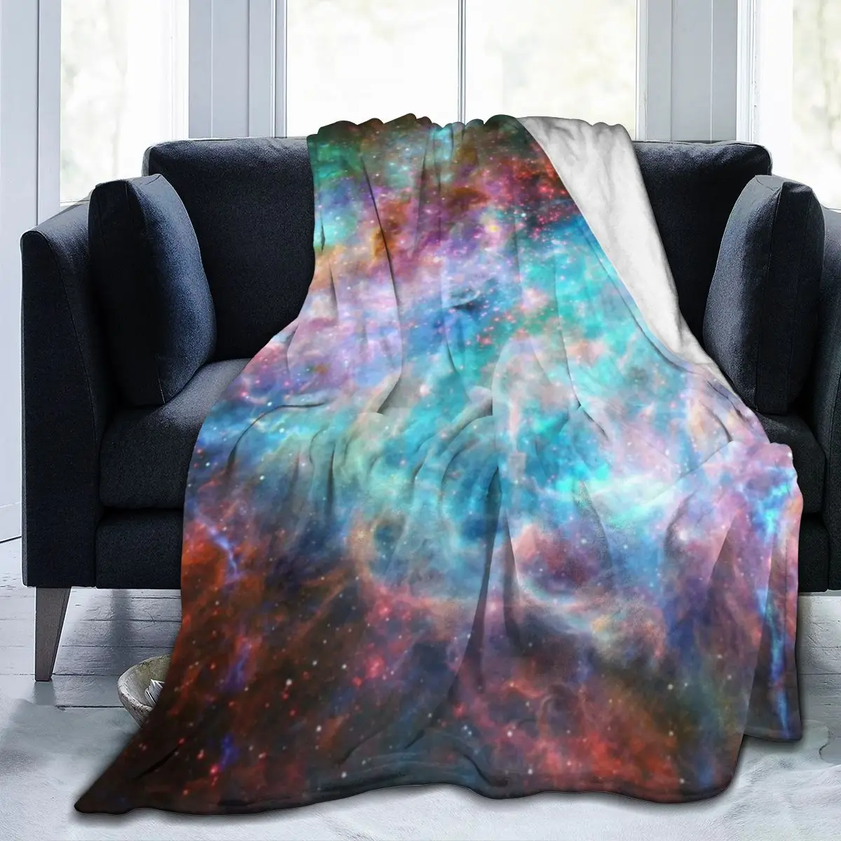 

Новое фланелевое одеяло с 3D индивидуальным принтом, простыня, мягкое одеяло, покрывало для кровати, домашний текстиль, украшение, звездное н...