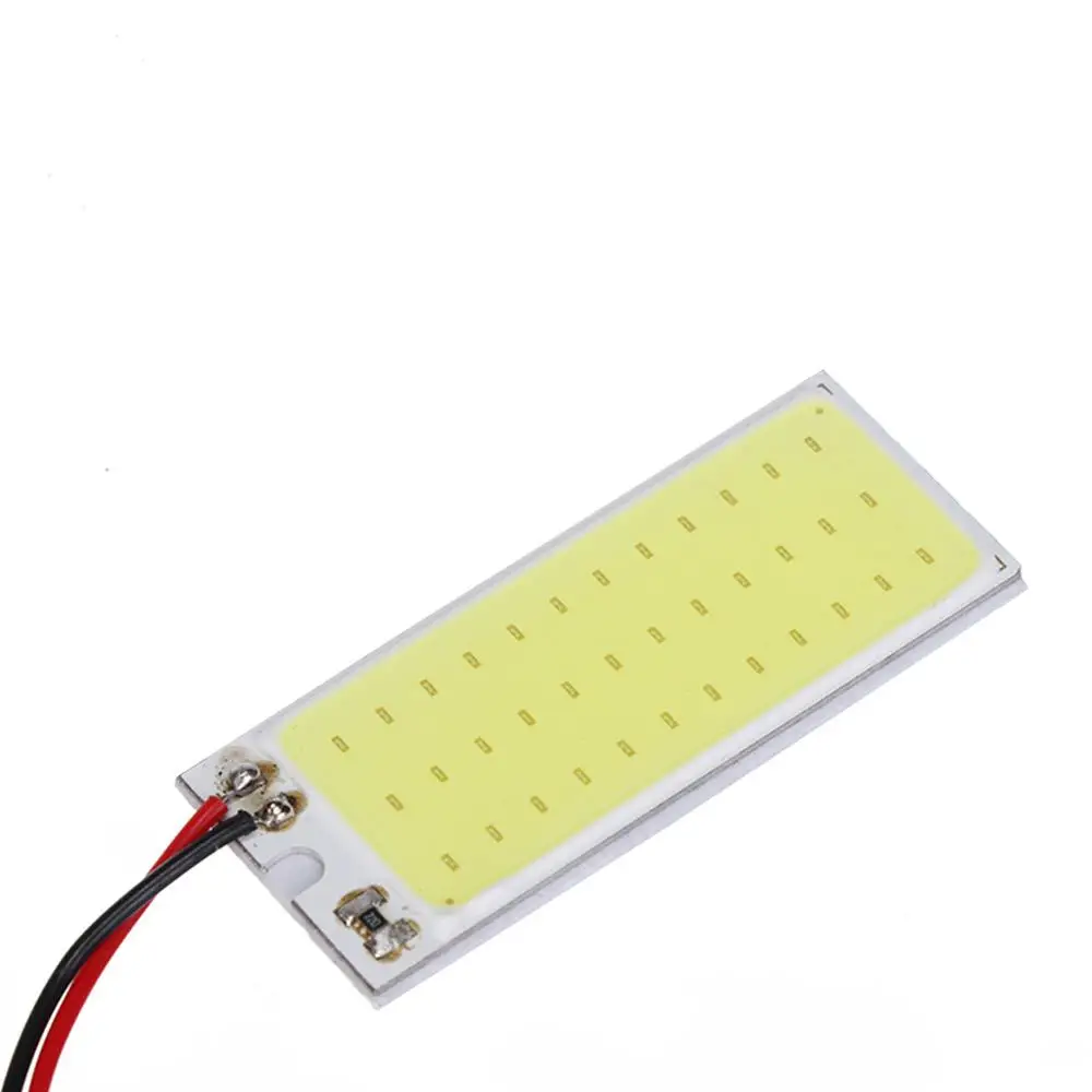 Светодиодсветильник панель COB Festoon Super White автомобильная лампа для чтения T10 W5w