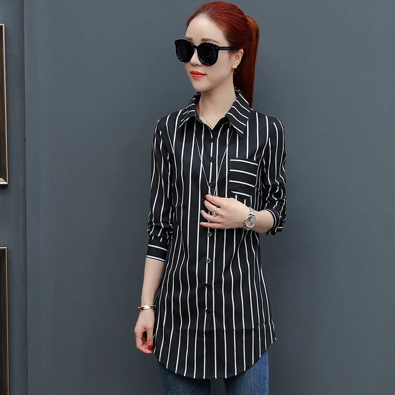 Рисунок 5 - Женская свободная рубашка в Вертикальную Полоску