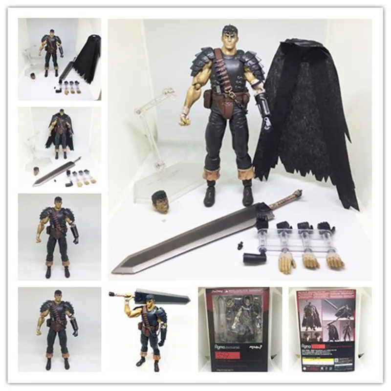 Экшн фигурка Berserk Beruseruku Black Swordman 359 Коллекционная модель игрушка подарок кукла 15