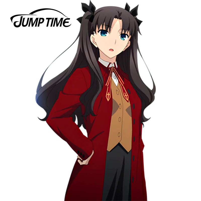 Автомобильные стикеры JumpTime 13 см x 7 8 аниме Fate stay night Tohsaka Rin креативные