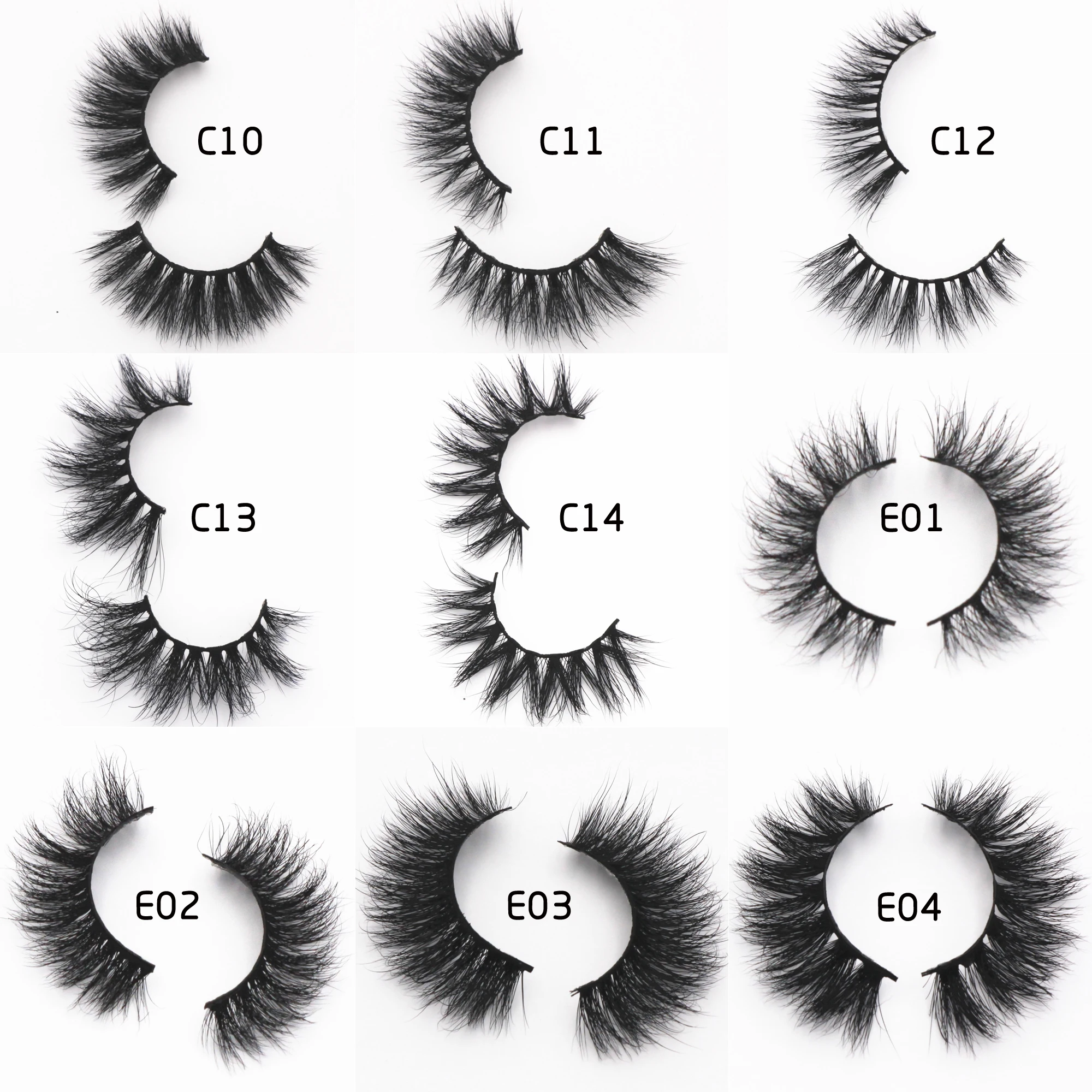 Ресницы 3D норковые наборы густые длинные натуральные накладные не требующие