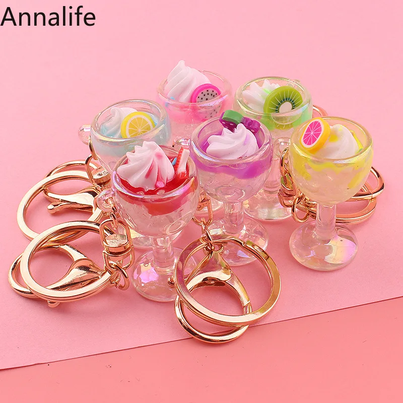 Брелок для ключей с имитацией мороженого|Брелоки| |