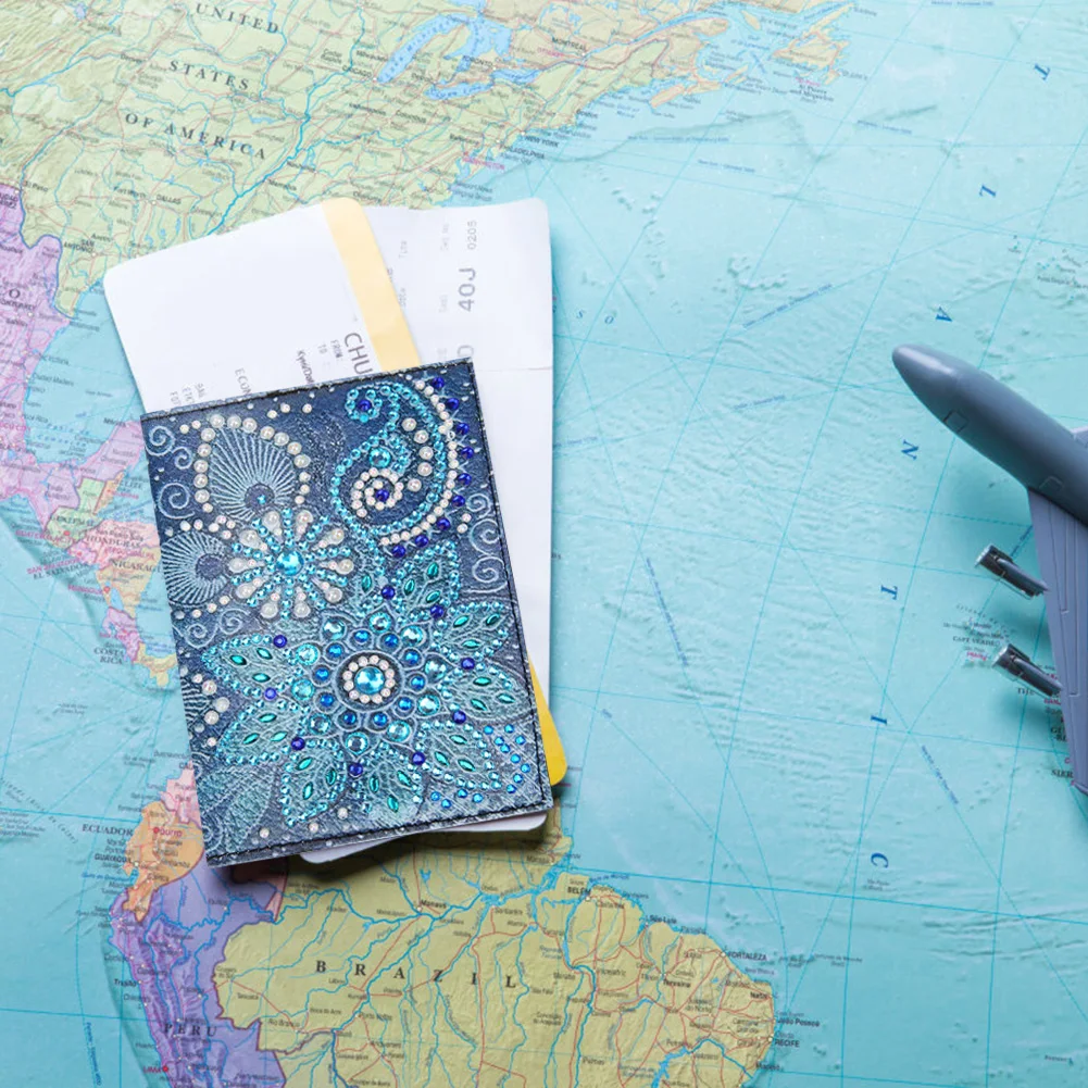 Паспортная сумка для женщин защитная обложка 5D сделай сам из искусственной кожи