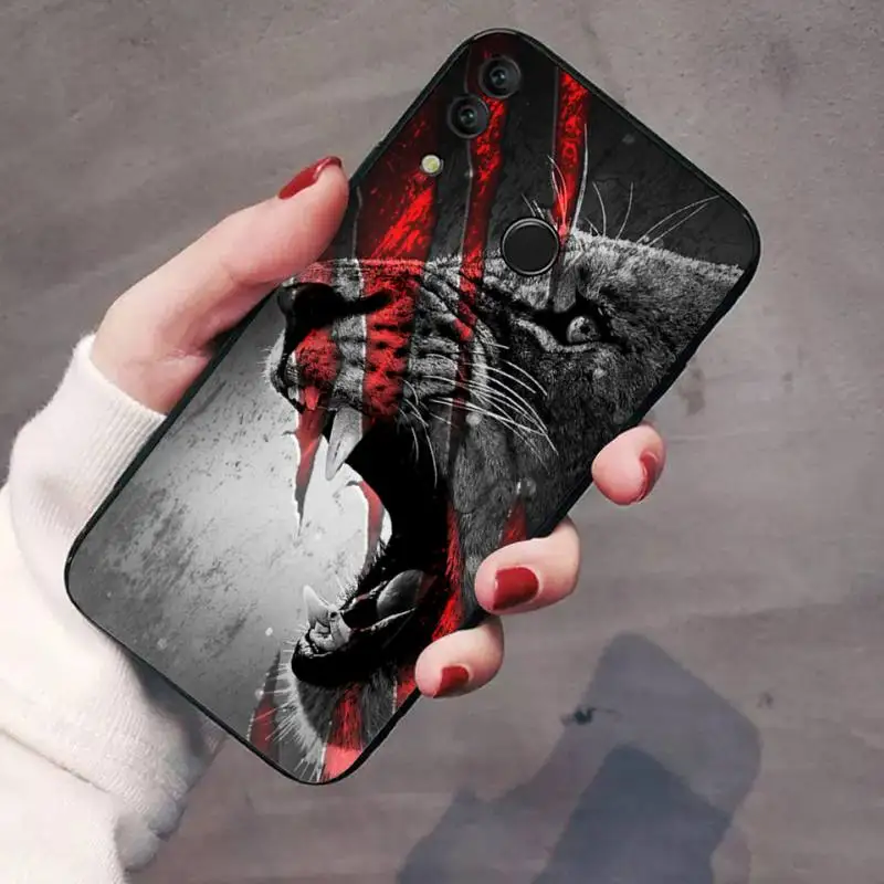 

Tiger Leopard Lion Phone Case For Huawei Honor 7C 7A 8X 8A 9 10 10i Lite 20 NOVA 3i 3e