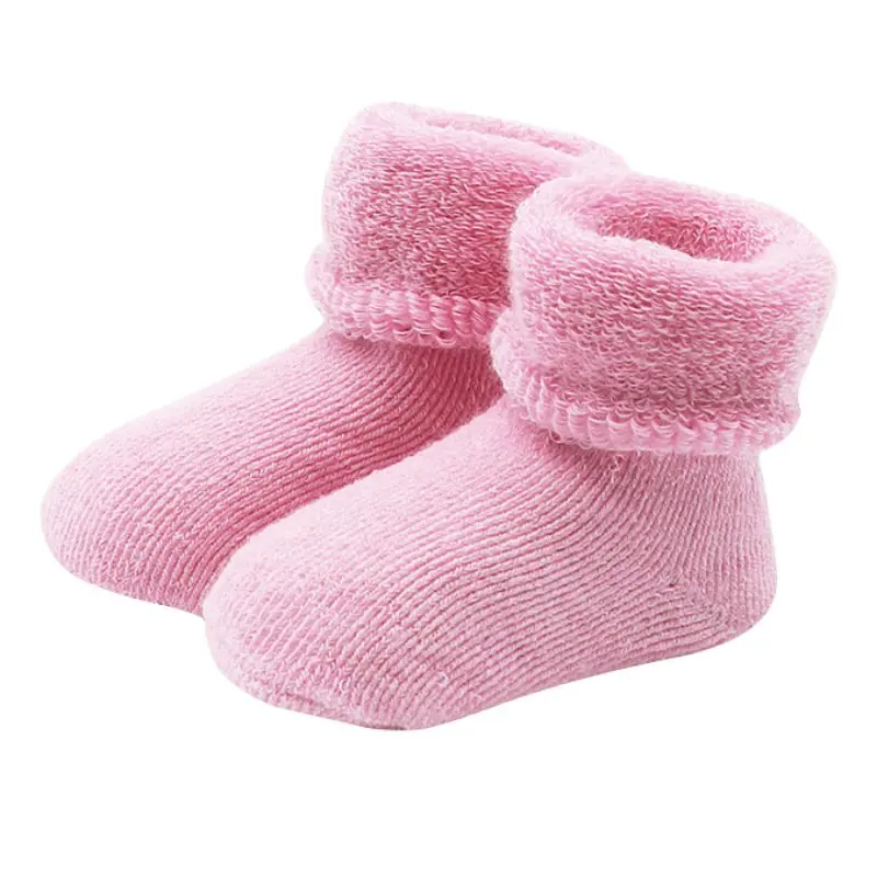 

Baby Girls Boys Socks Newborn Infant Winter Warm Boots Toddler Kids Soft Cotton Socks Booties 0-2 Y