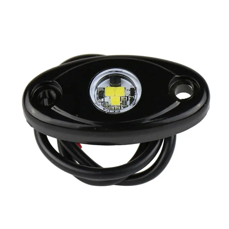 

4 шт. светодиодный светильник Rock s Водонепроницаемый светодиодный неоновый светильник для автомобиля грузовика SUV Boat Y4UA