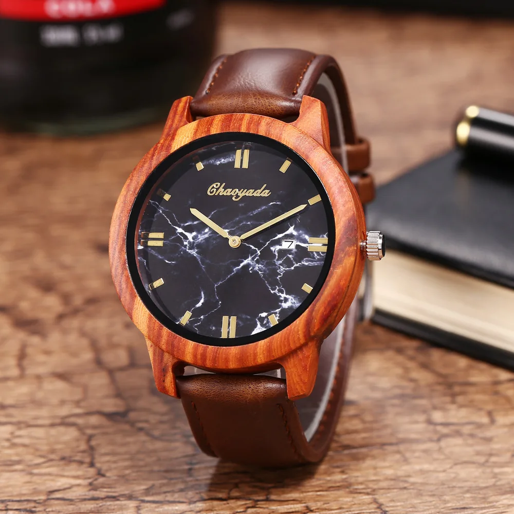 quartz watches Wholesale Handcrafted VICVS Wood Original Watches With Band Custom Logo Design Your Own Bamboo Wood Watch