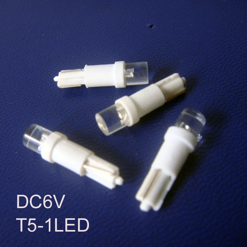 

High quality,DC6V T5 led,T5 light,T5 6.3v,w3w led 6V,T5 Indicator light,T5 Warning light,T5 Signal light,free shipping 100pc/lot