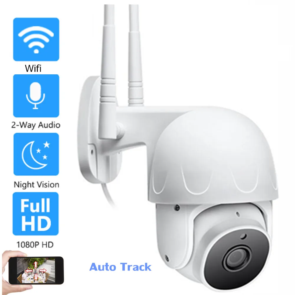 Камера с автоматическим отслеживанием движения беспроводная Wi Fi IP камера H.265