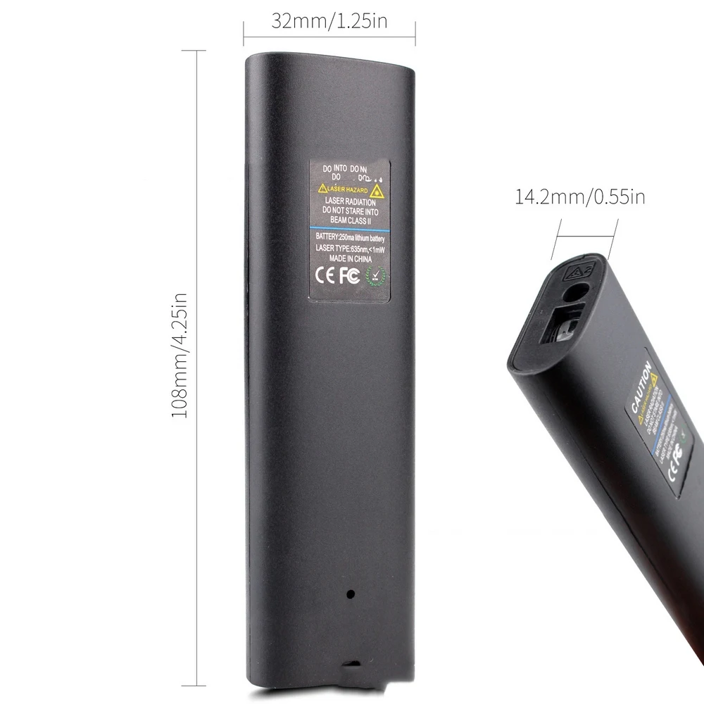 Лазерный дальномер Smart Digital Портативный USB Перезаряжаемые Мини Ручной 40MLCD