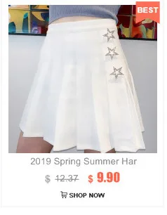 Весенне-летние женские юбки для школьниц, милая плиссированная юбка в стиле Харадзюку в стиле панк с высокой талией, короткая юбка-Карго