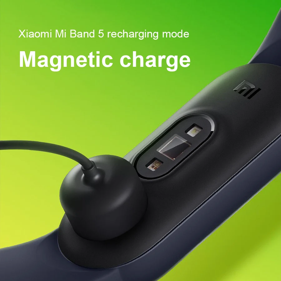 Умный Браслет Xiaomi Mi Band 5 водонепроницаемый фитнес трекер 4 цвета AMOLED экран