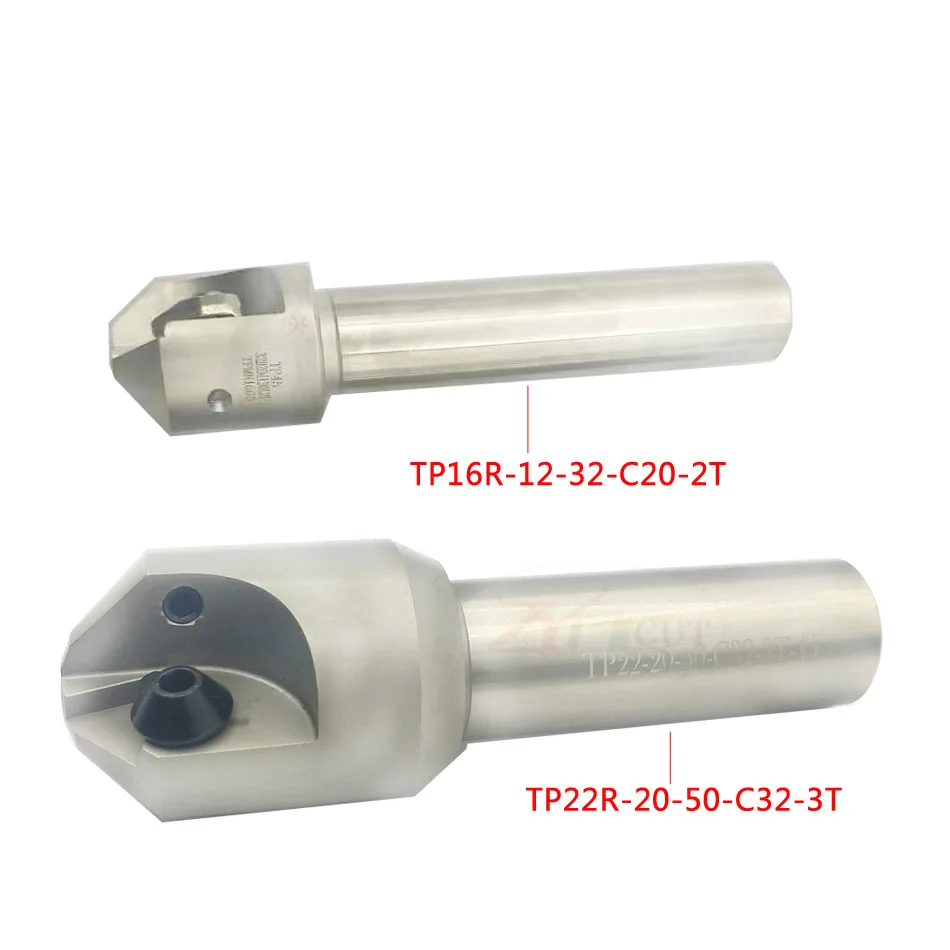 TP16R-12-32-C20-2T TP22R-20-50-C32-3T 45 градусов ЧПУ внутренняя и внешняя фаска торцевая фреза многофункциональный нож для снятия фаски