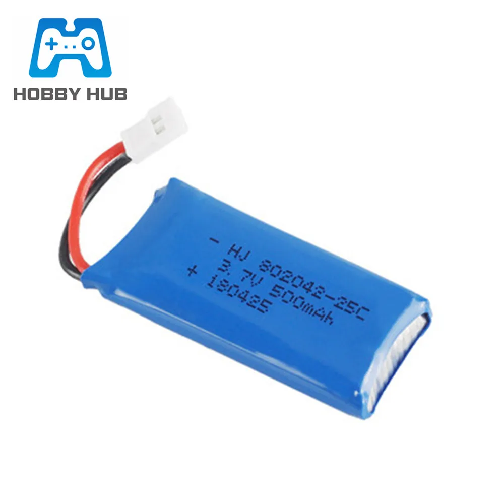 3.7V 500mah Lipo Battery For Udi U816A U941 U927 H43 wifi818 JXD385 H107 V252 F186 lithium battery 802042 | Игрушки и хобби