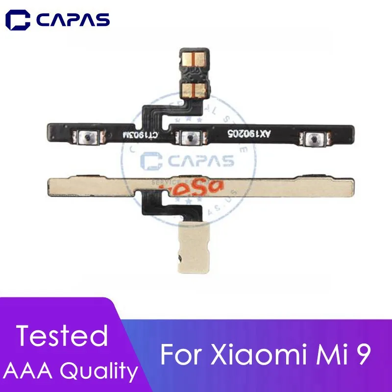 Боковые кнопки включения/выключения громкости для Xiaomi Mi 9 гибкий кабель Замена