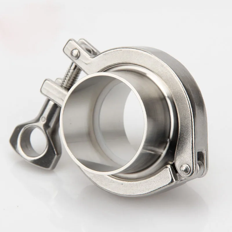 " OD 76 мм трубный сварной наконечник OD 89 мм фланец+ 3" Tri Clamp+ " PTFE прокладка из нержавеющей стали санитарный SS304 фитинг для труб