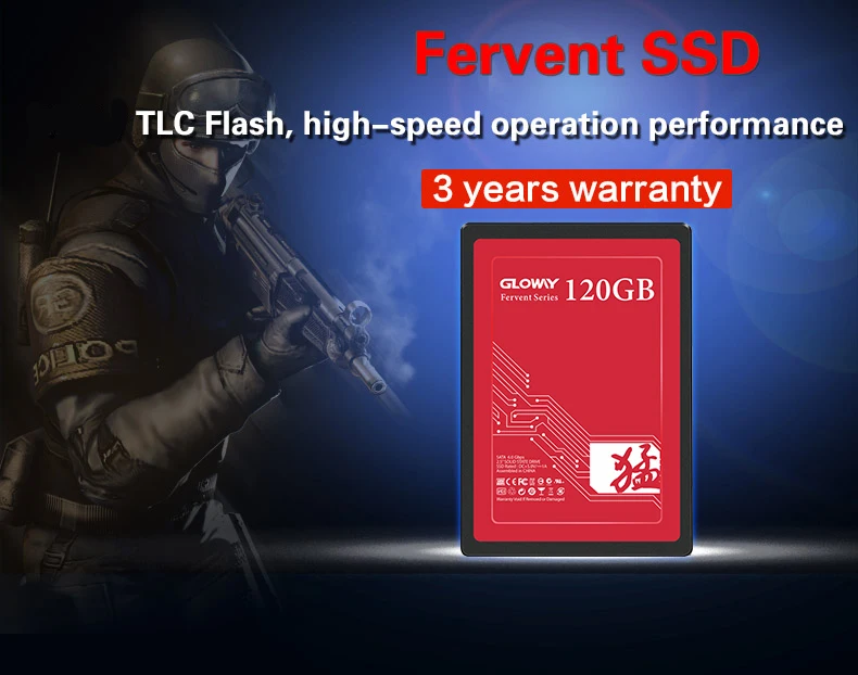 Gloway ssd 60 Гб 240 ГБ 120 ГБ SSD твердотельные диски 6 ГБ/сек. 2," Внутренний SATA III TLC Flash ssd