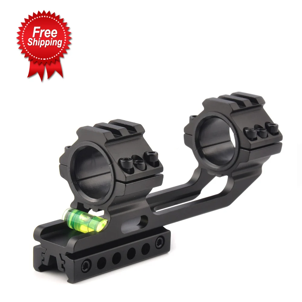 

Scope Mount Dute 2 Slots Diameter 25.4/30 mm with Spirit Bubble Level Fit 20mm Weaver Rail Mount for Rifle Hunting