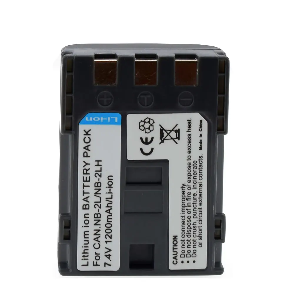 4 шт. в упаковке NB-2LH Батарея для Canon Rebel XT XTi EOS 350D 400D G7 G9 + зарядное устройство дома и