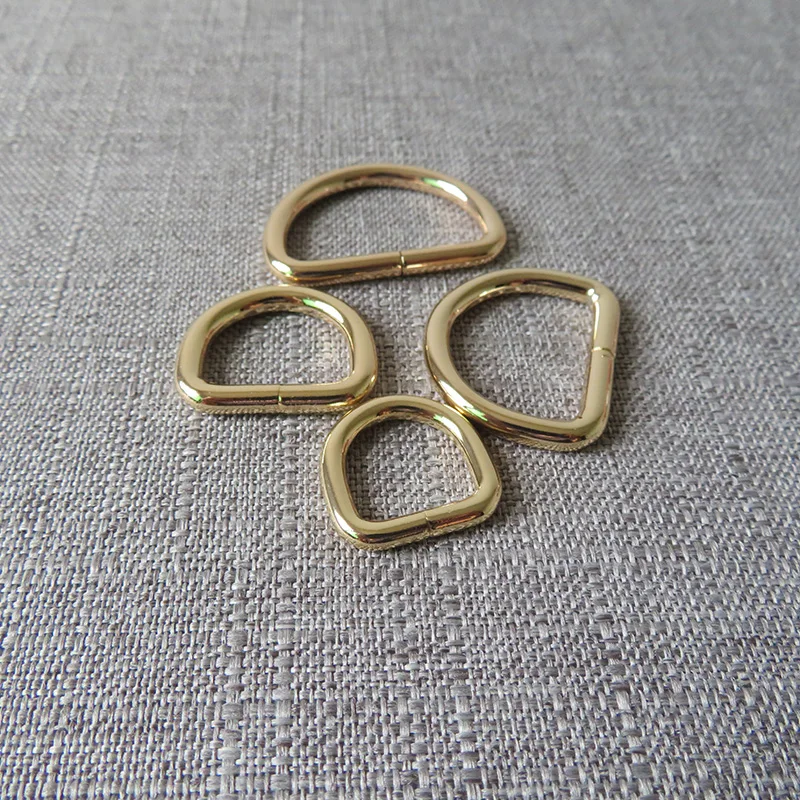 Металлическая пряжка D-образные кольца для рюкзака сумки ошейника поводка