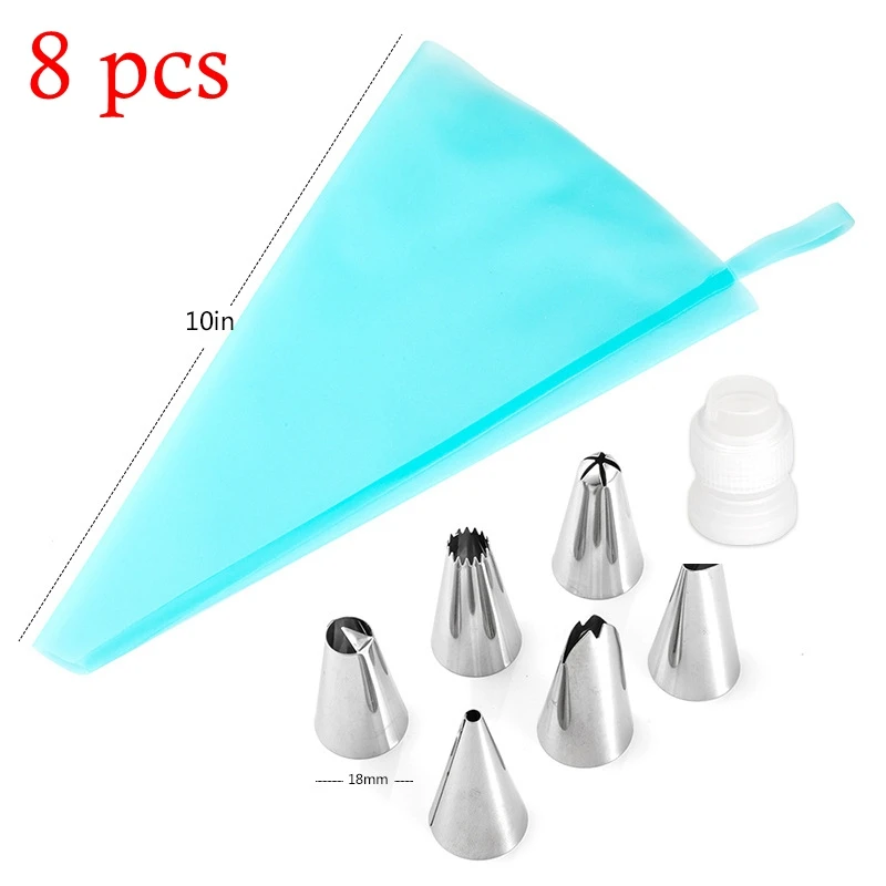 14 шт./компл. насадки из нержавеющей стали для глазировки кондитерские цветочного