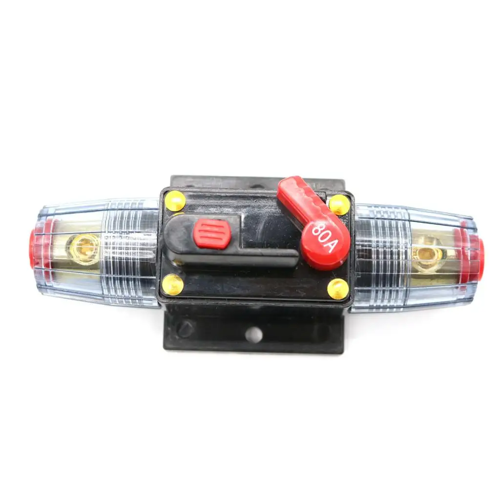 80AMP Автомобильная лодка DC 12 V 24 стерео аудио система автоматический выключатель