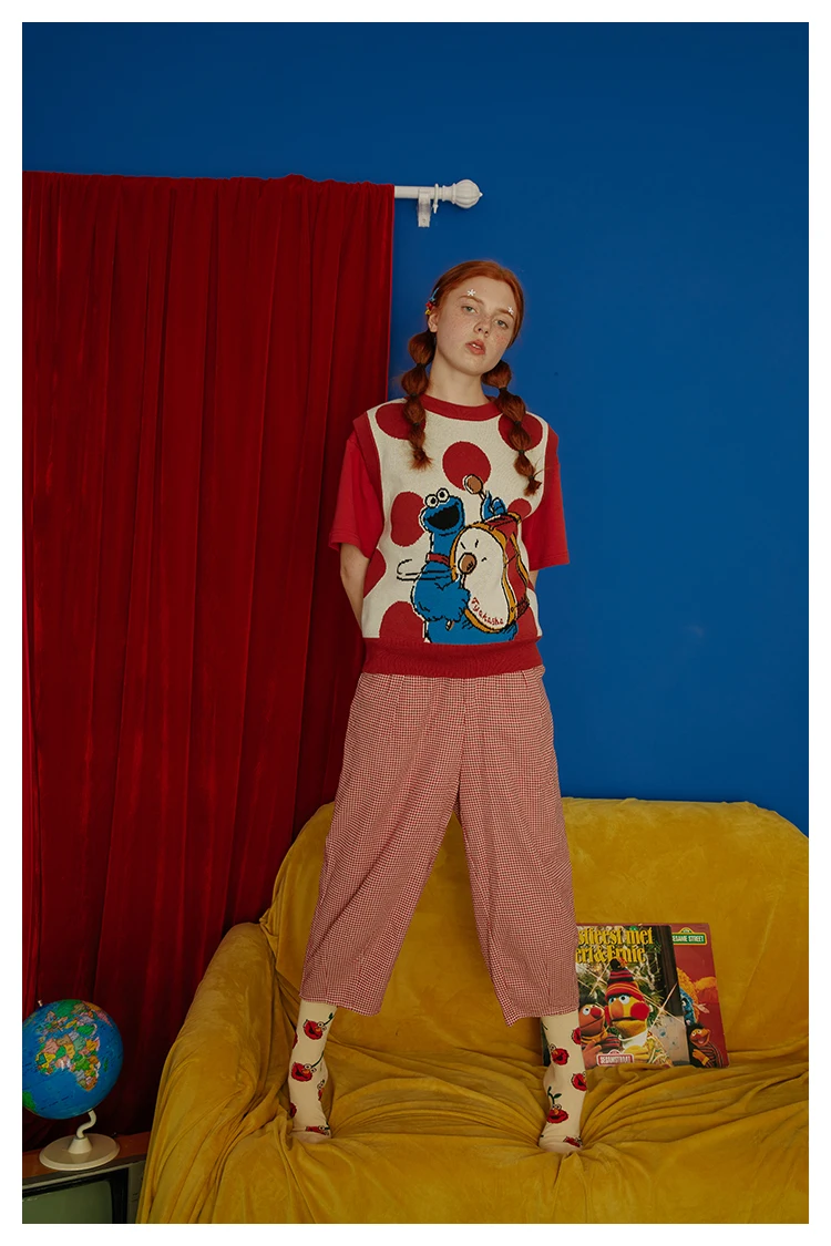 Женские хлопковые носки skarpetki harajuku, забавная уличная одежда, meias calcetines mujer, милые носки skarpety femme, художественные носки, рисунок кунжута