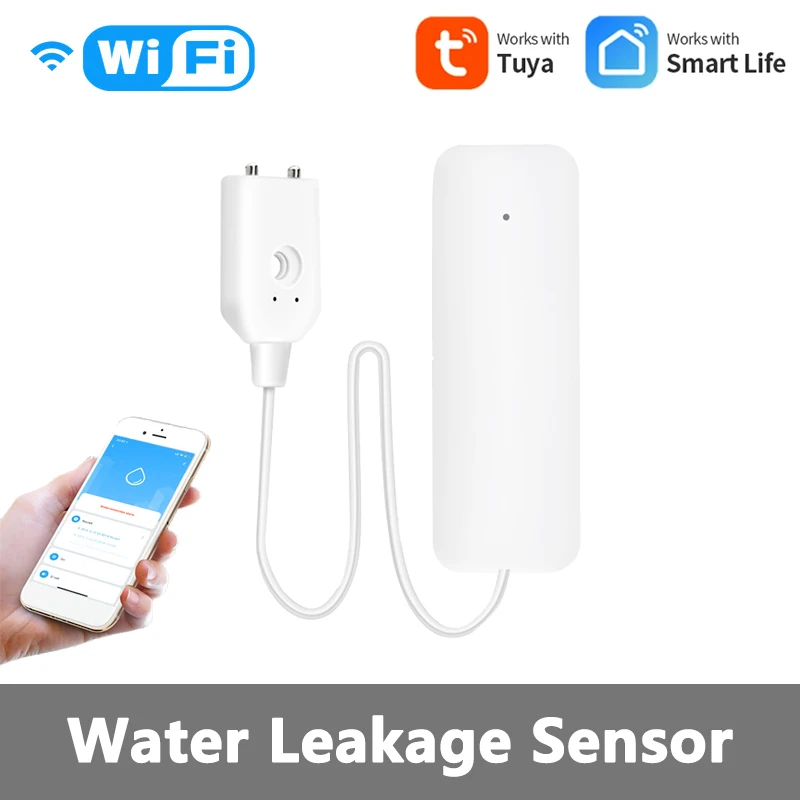 

Датчик утечки воды с Wi-Fi и сигнализацией