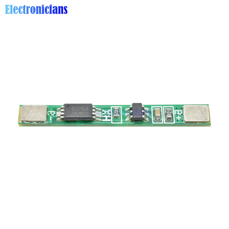 5 шт. защитная полимерная плата для литиевых батарей 1S 3 7 В 2 5a BMS PCM PCB модуль защиты