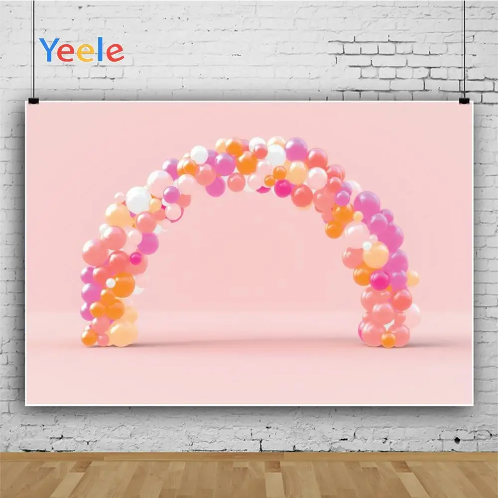 Фон для фотосъемки с изображением милых воздушных шаров | Электроника