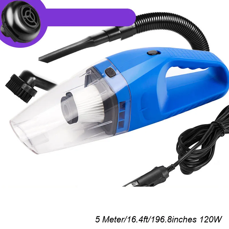 Car Vacuum Cleaner Handheld Wet Dry 120W Mini Hand Held For Auto Dust Duster 12V | Автомобили и мотоциклы