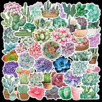1050pcs cartoon succulent cactus colour graffiti stickers for guitar luggage car luggage aesthetic decals stickers children toy