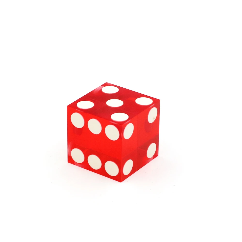 

1Pcs Foreign Trade Hot Sale High-end 19mm Acrylic Citigroup Right Angle Big Dice Poker Dice Casino