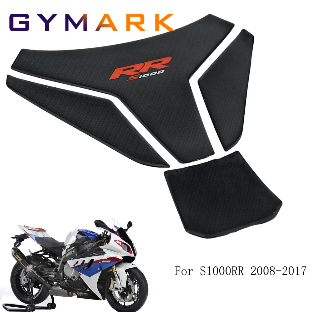 

For BMW S1000RR S1000 RR S1000R Black Carbon Welding 3D Resin Tank Pad Motorcycle Sticker Decorative Protector Fuel Tank Stick