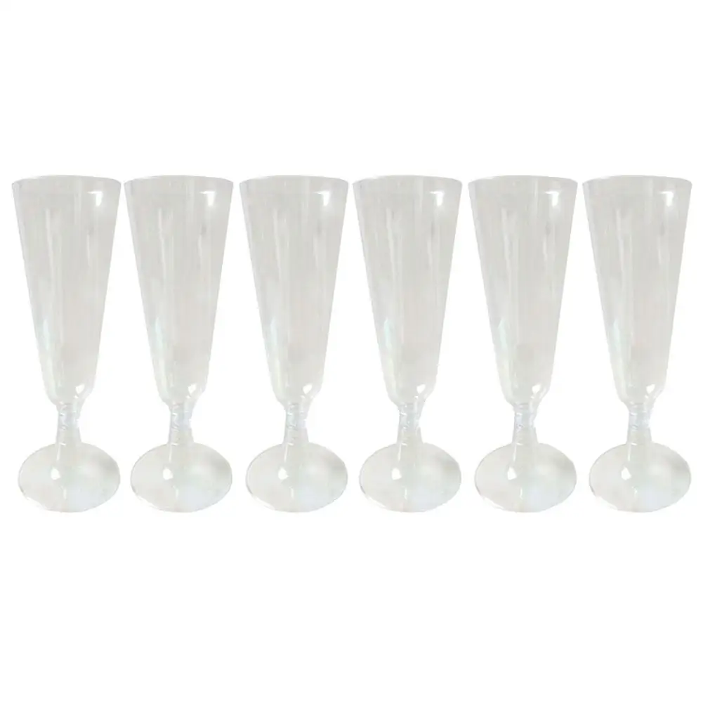 

6pcs 150ML Party Disposable Goblet Hard Plastic Air Cup Red Wine Glass Champagne Jelly Mousse Ice Cream Cups Cocktail Glass