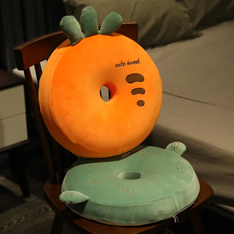 

Cartoon Hamster Dinosaur Strawberry Pineapple Chair Seat Cushion Stuffed Toys Soft Plush Birthday Christmas Gift Toy #5322