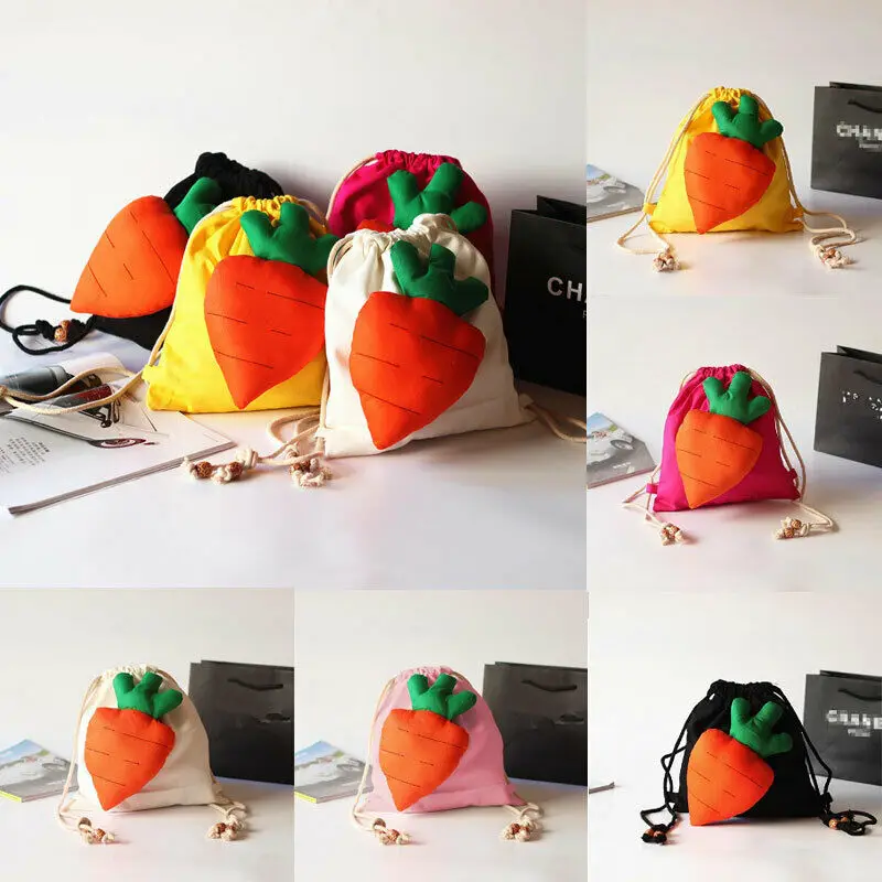 Детские Младенцы малыши дети мини морковь рюкзак ПРЕКРАСНАЯ школьная сумка на