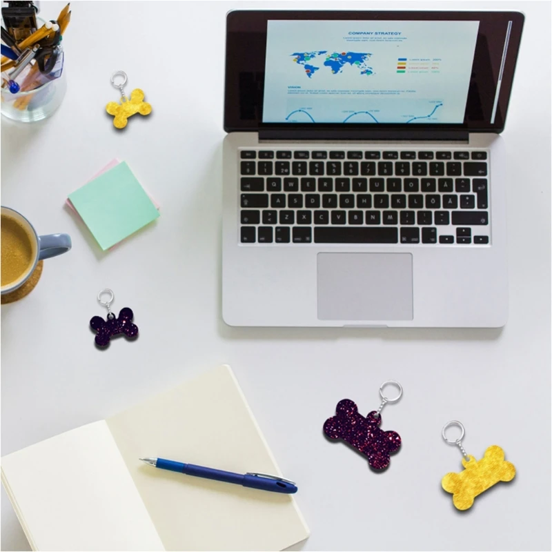 

1 Set Round Pet Listed Pendants Butterfly Love Heart Keychain Epoxy Resin Mold Key Chain Earrings Silicone Mould DIY Crafts J60E