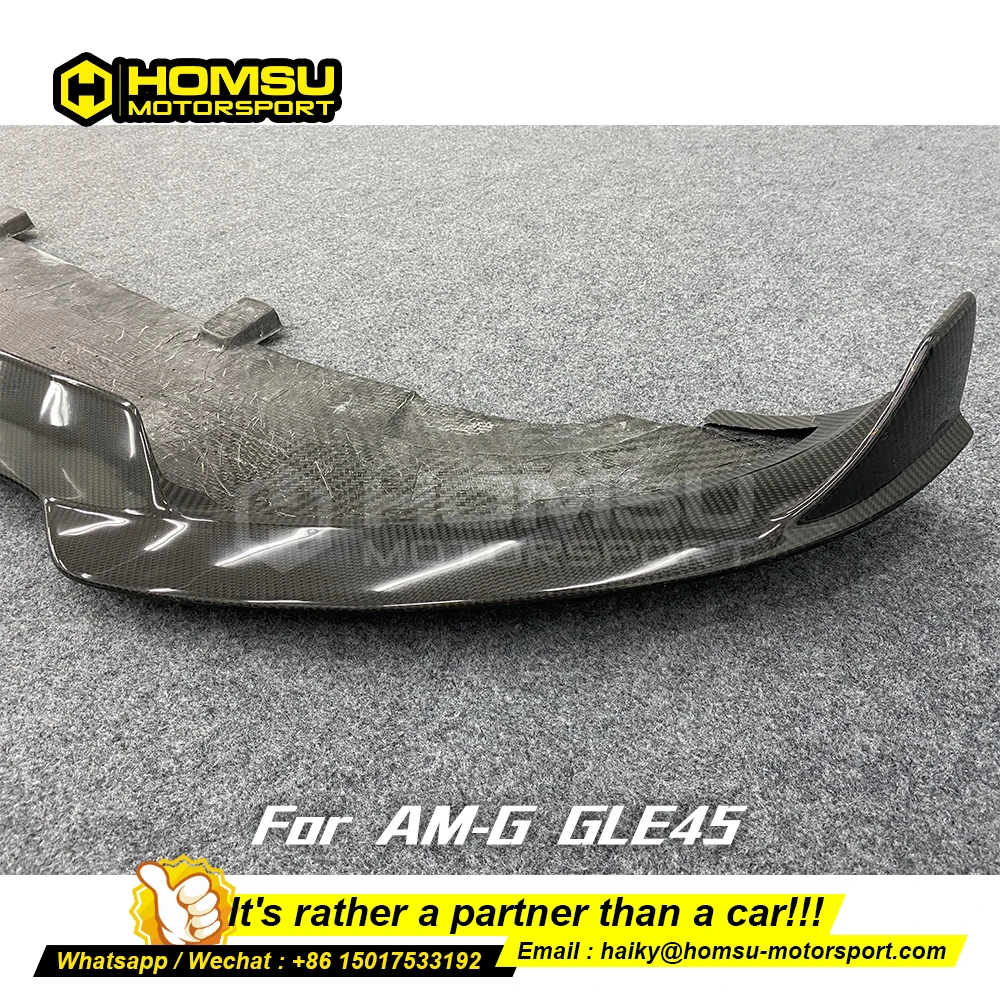 Комплект губ переднего бампера из углеродного волокна для кузова автомобиля