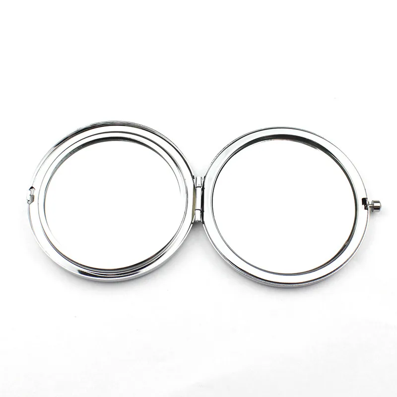 Портативное двухстороннее искусственное красочное косметическое зеркало с