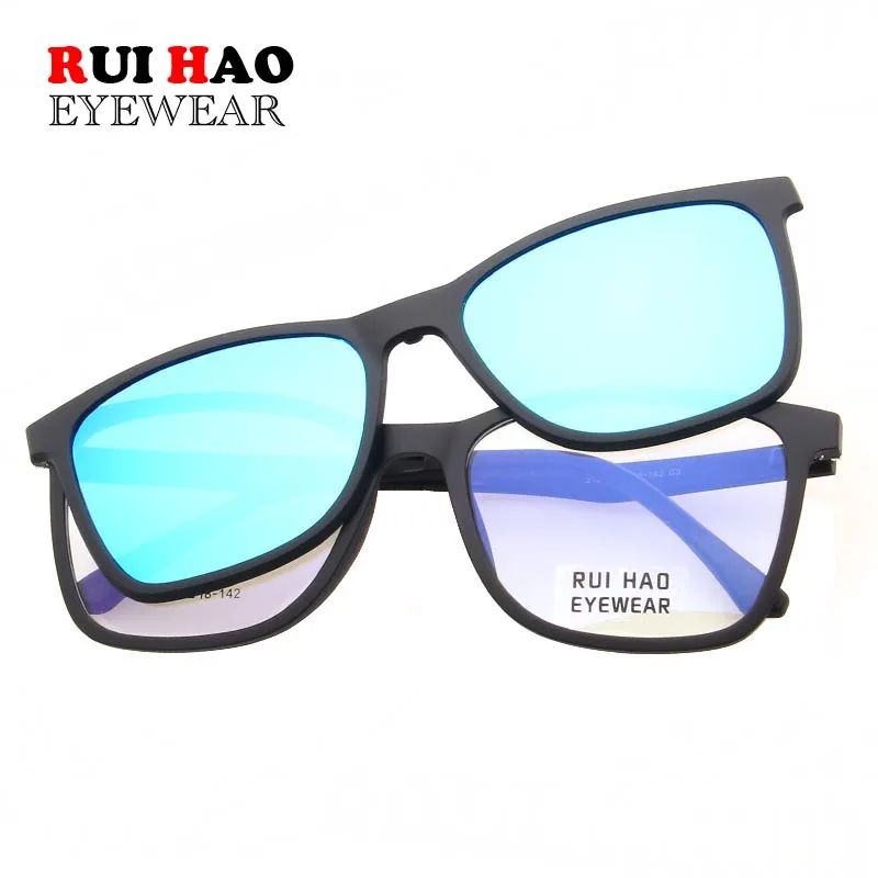 Прямоугольные очки по рецепту ретро дизайн оправа для очков зажим