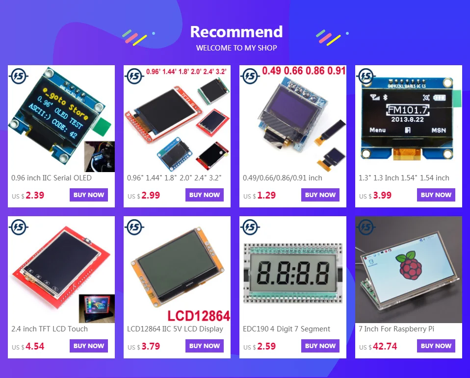 OLED Дисплей модуль Экран I2C IIC Серийный модуль для Arduino 0,49/0,66/0,86/0,91 дюймов AVR STM32