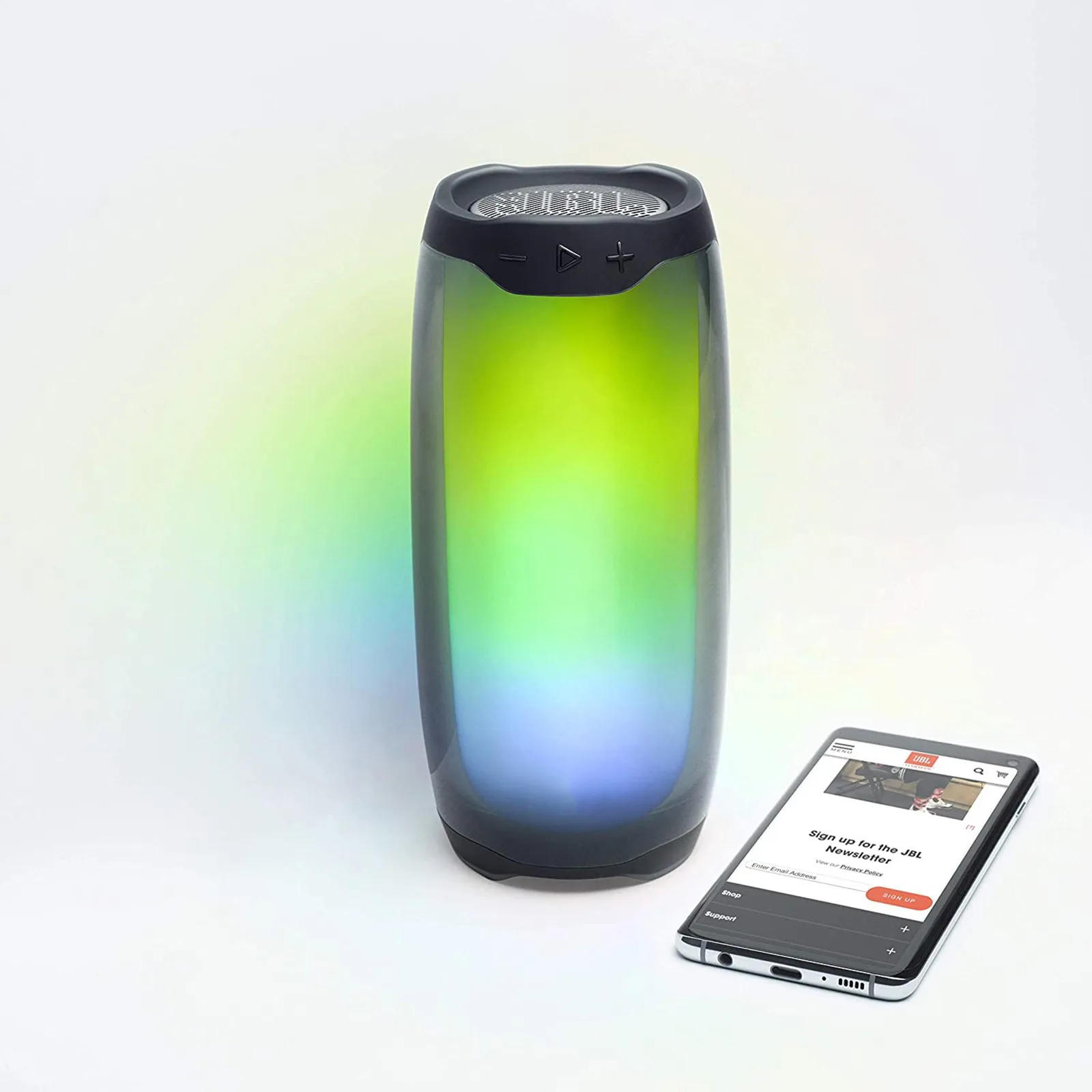 

Ambient Light Bluetooth Speaker P Ulse 4 Bluetooth Speaker With Led Light Subwoofer Ipx7 Waterproof Speaker Outdoor Party